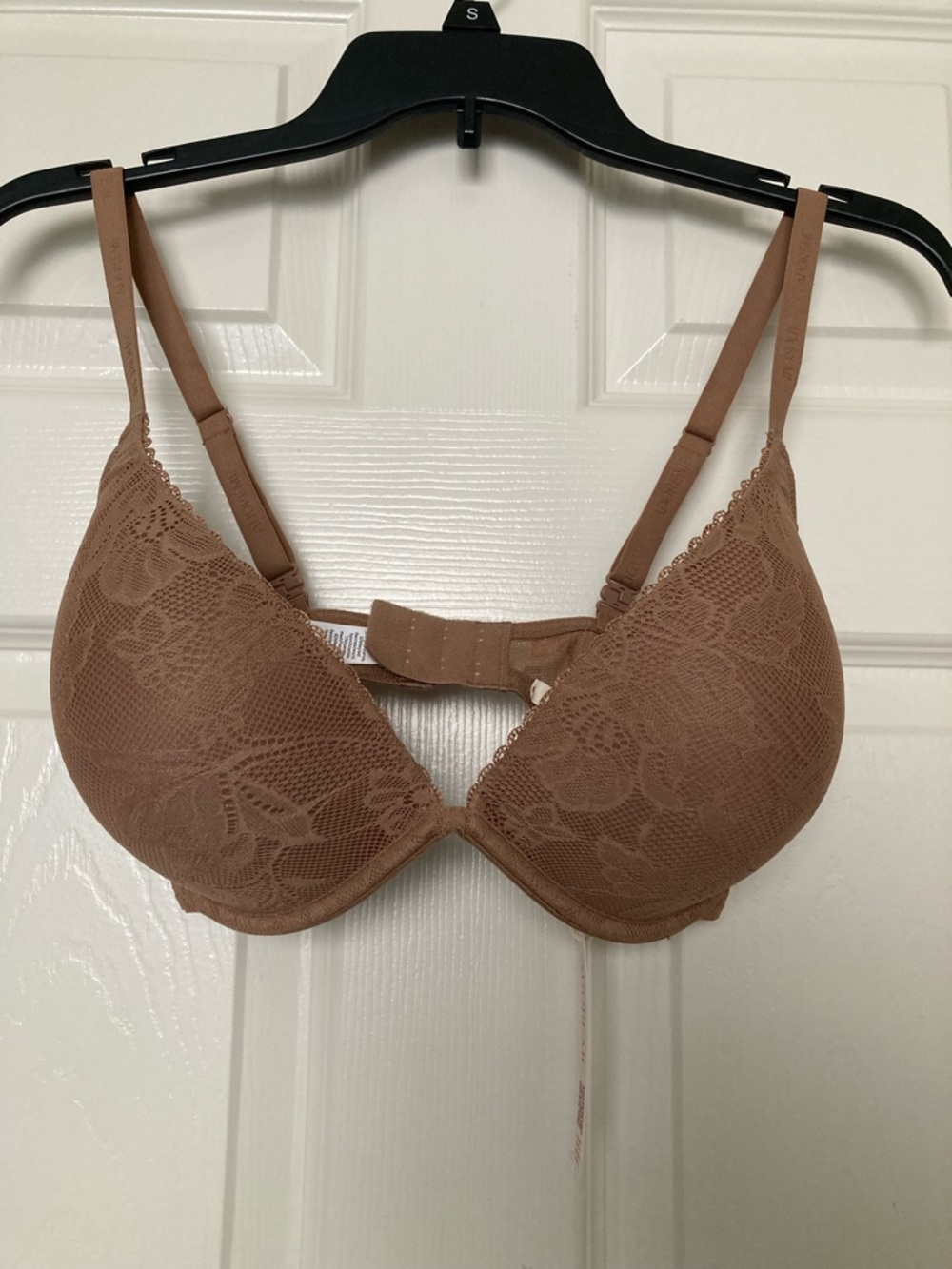 Adore Me Tan Lace Bra